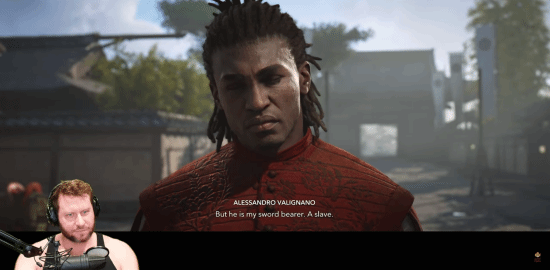 星欧娱乐官方：百万粉主播力挺《刺客信条：影》：黑人咋了 不玩就走